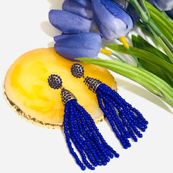 🌹Blue COBALT Sugarfix by Baublebar earring - Picture 1 of 9